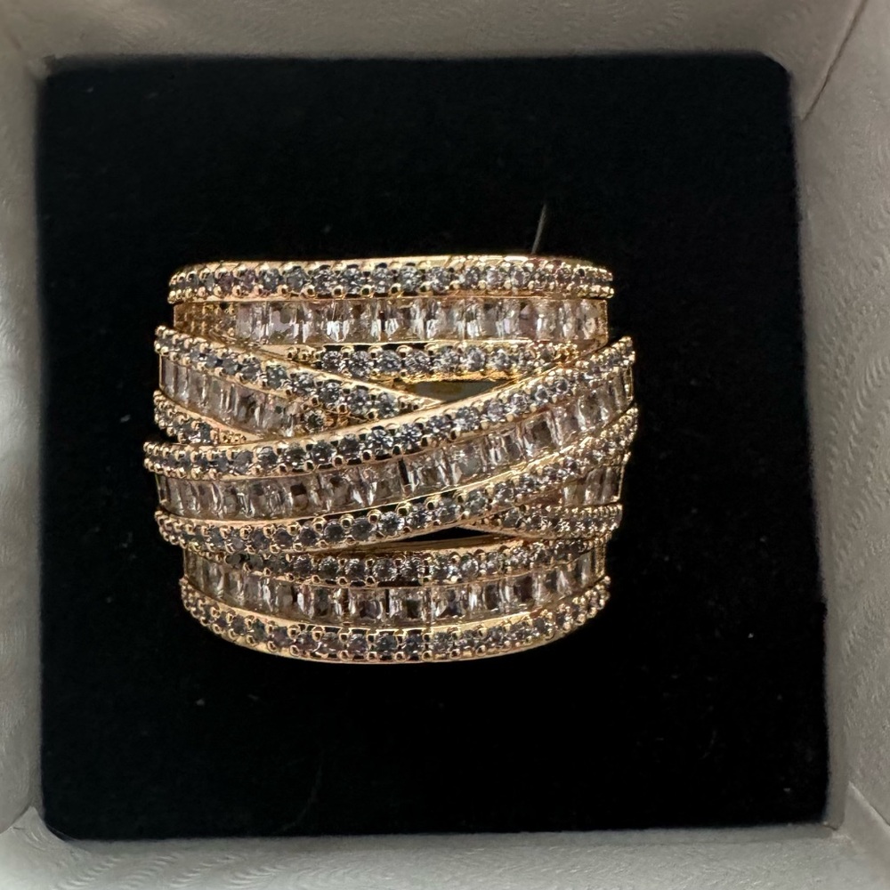 Bomb Party Original 2025 Size 7 Ring New With Tag in Bag Gold Plated